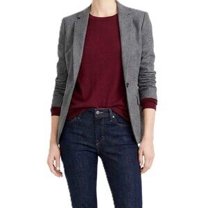 COS Wool-Blend Fine Knit Long Sleeve Top Size Small Burgundy Minimalist EUC